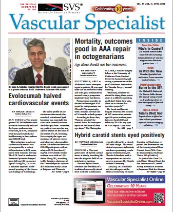 The April issue of Vascular Specialist is now available online