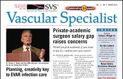 The March issue of Vascular Specialist is now online