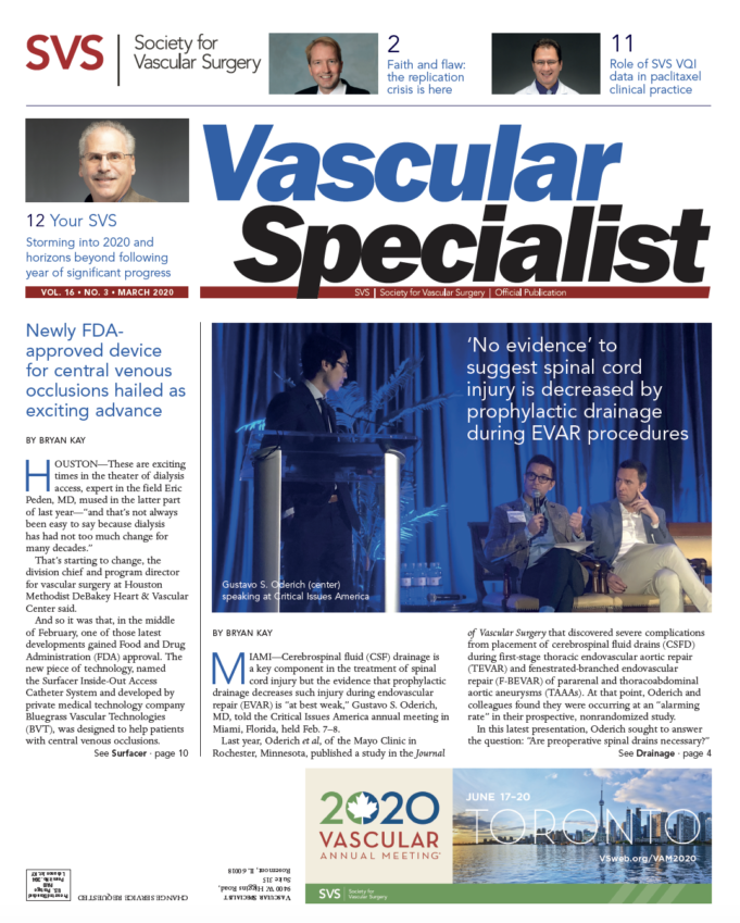 Vascular Specialist–March 2020