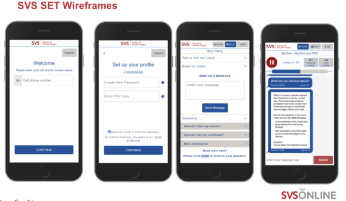 SVS pilots SET app for peripheral artery disease patients