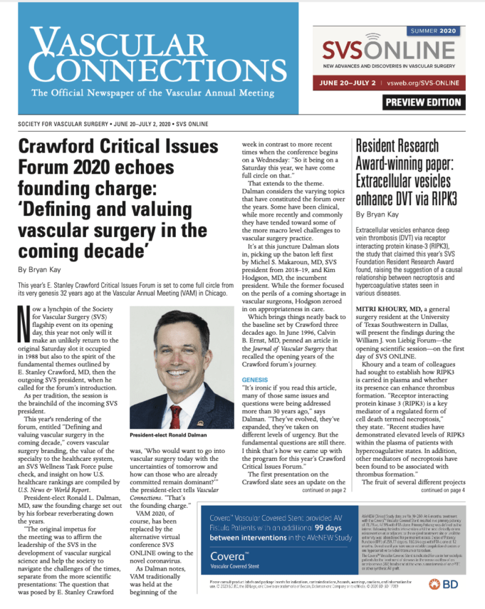 Crawford Forum sets the stage for vascular surgery future