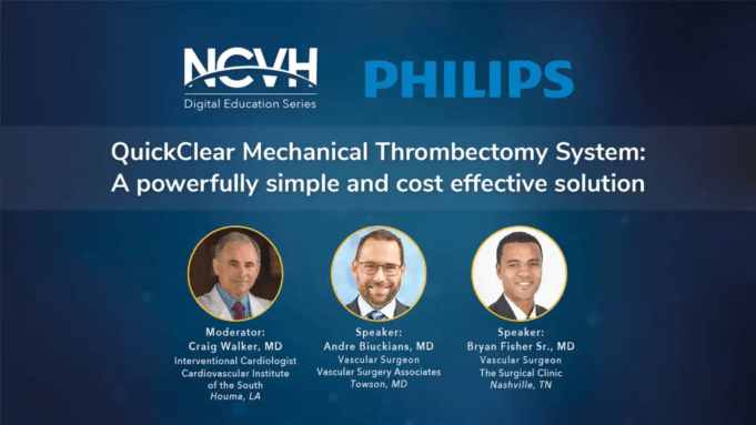 QuickClear mechanical thrombectomy system: A powerfully simple and effective solution