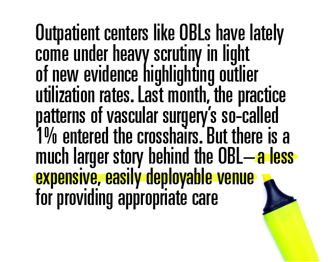 OBL: In praise of the office-based interventional lab