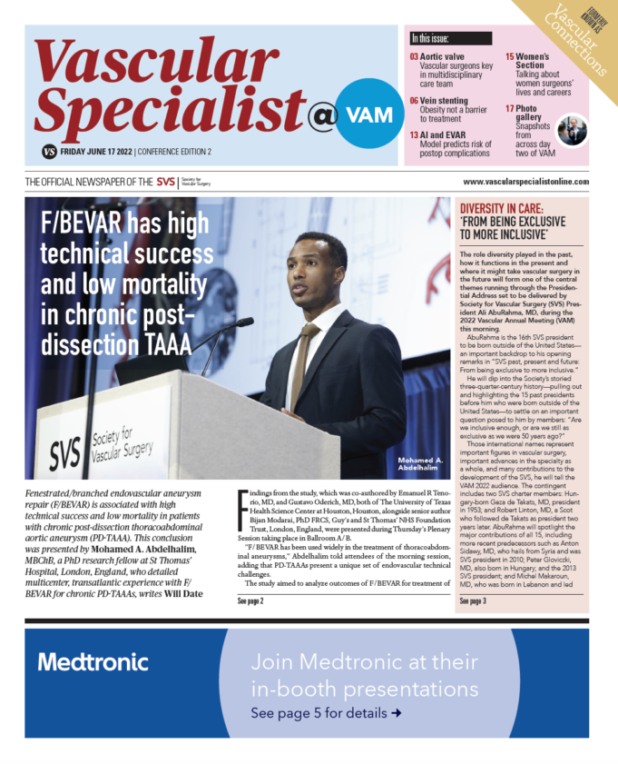 Vascular Specialist@VAM–Conference Edition 2
