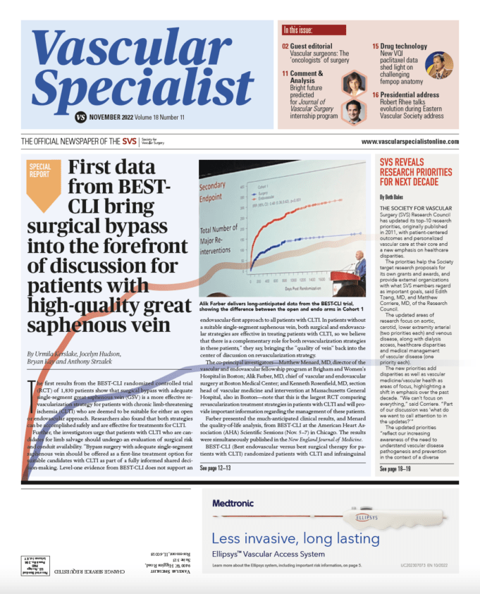 Vascular Specialist–November 2022