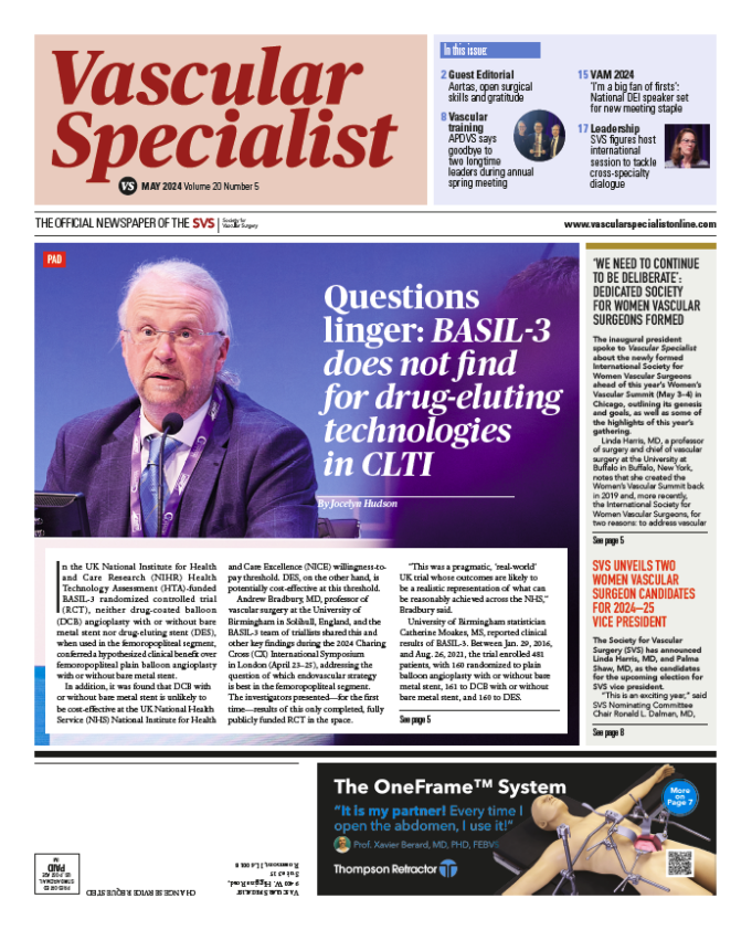 Vascular Specialist–May 2024
