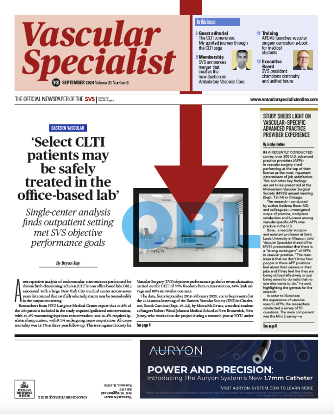 Vascular Specialist–September 2024