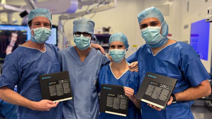 Bentley announces first-in-human implantation of BeFlared bridging stent