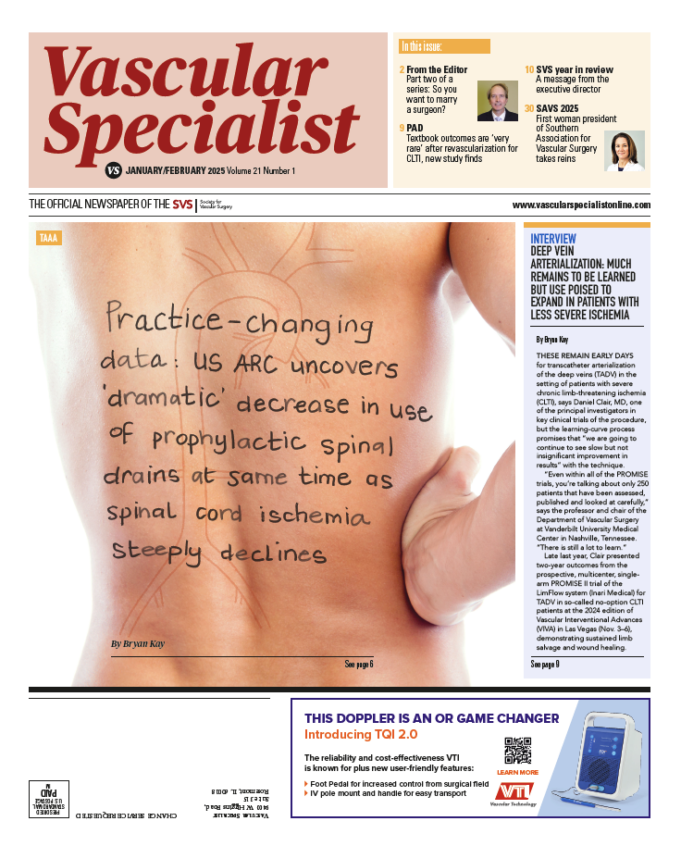 Vascular Specialist–January/February 2025