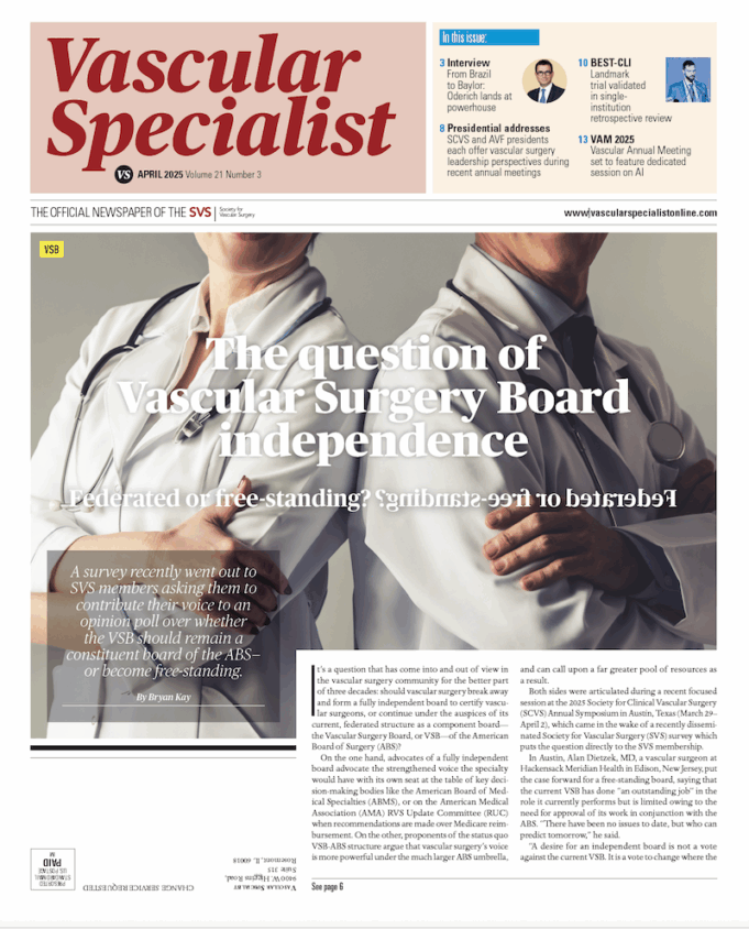 Vascular Specialist–April 2025