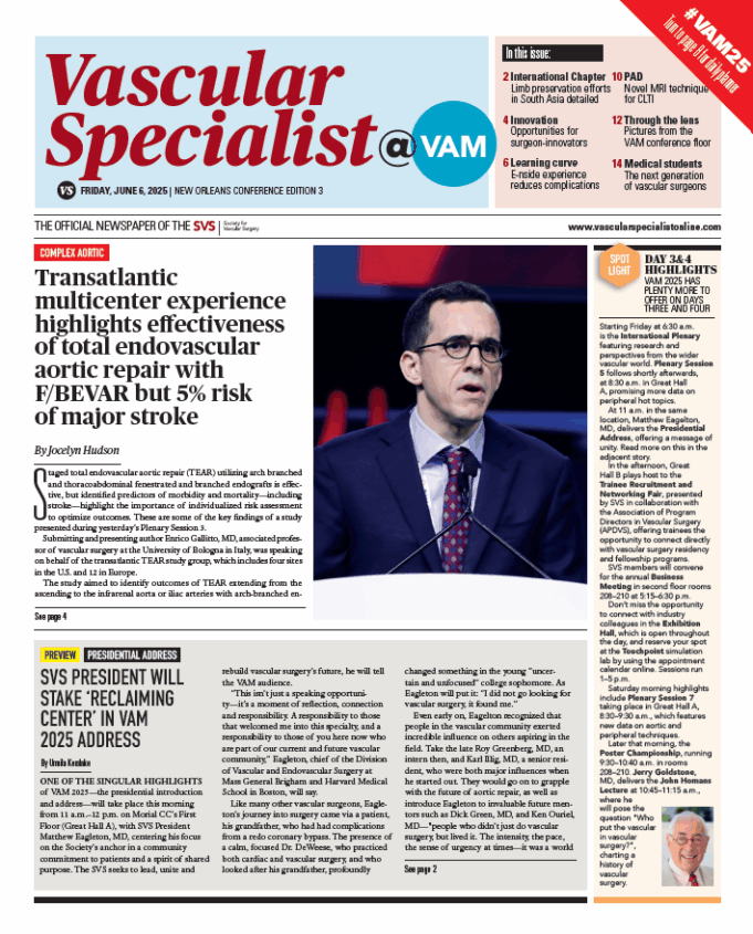Vascular Specialist@VAM Conference Edition 3