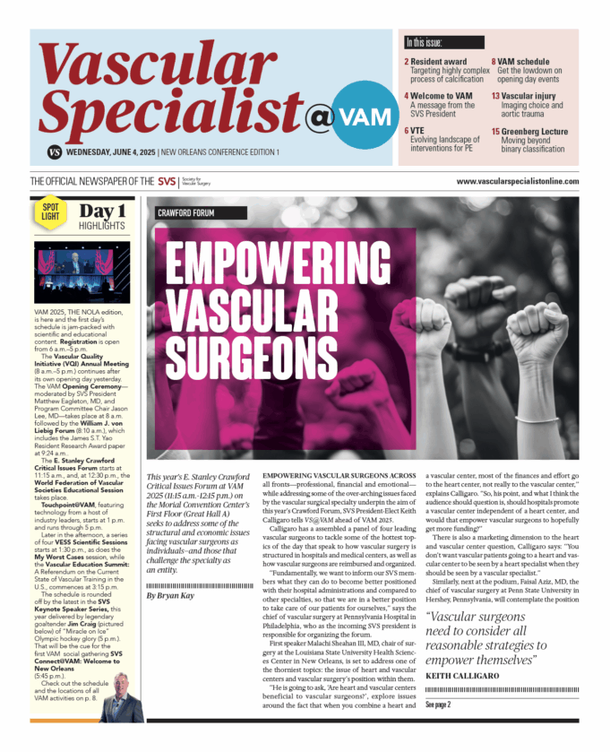 Vascular Specialist@VAM Conference Edition 1