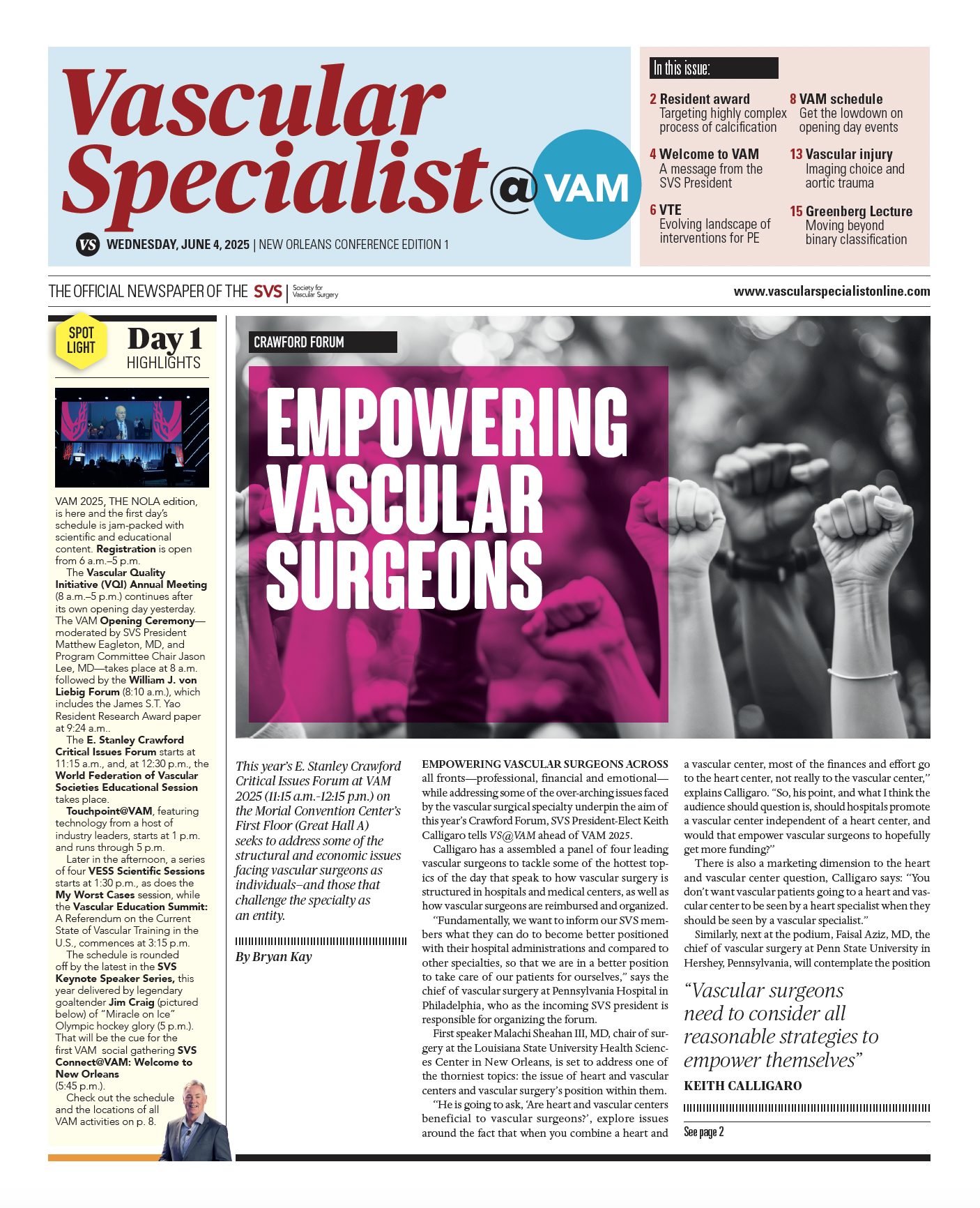 Vascular Specialist@VAM Conference Edition 1