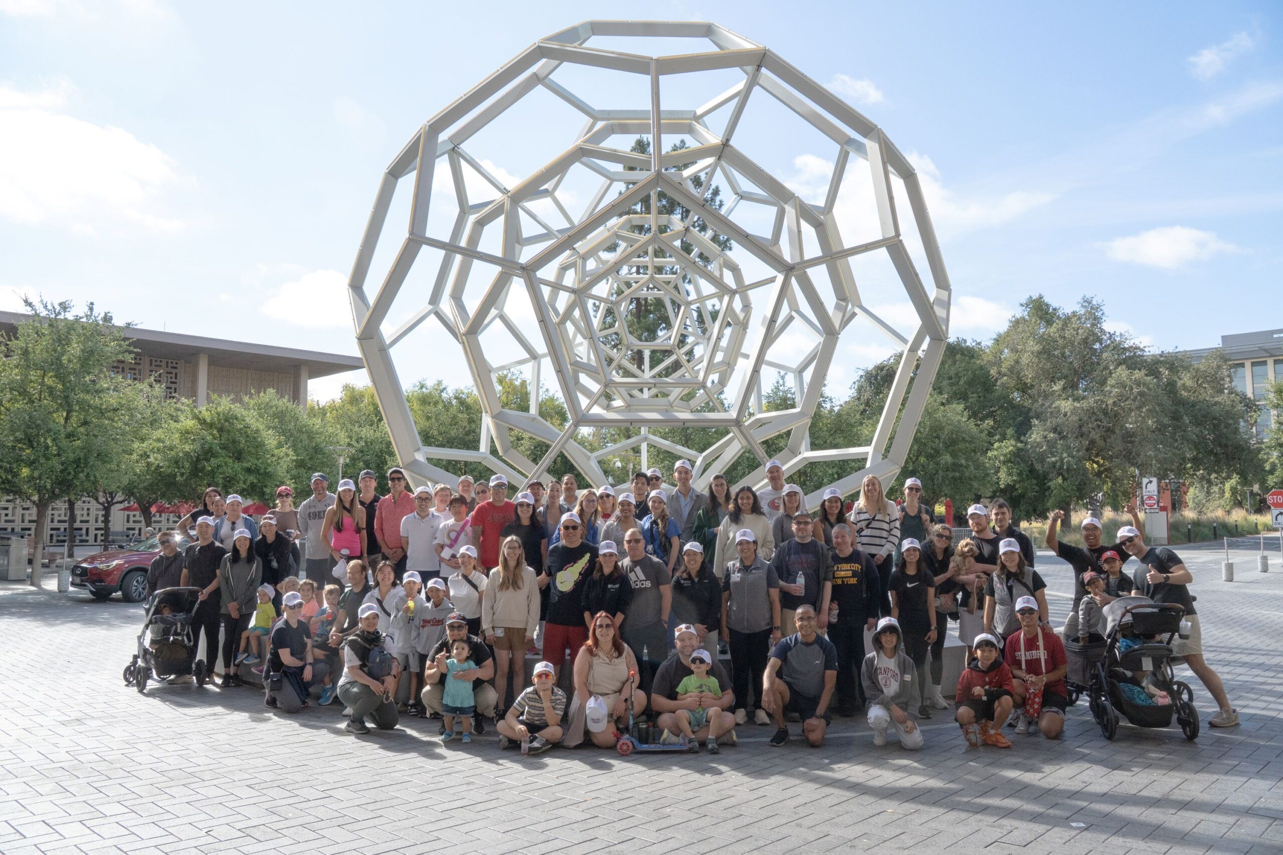 Stanford vascular surgery blends team bonding and exercise in first SVS Step Challenge gathering