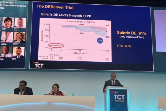 Interim results of covered stent-graft hint at ‘new avenue’ in dialysis access treatment