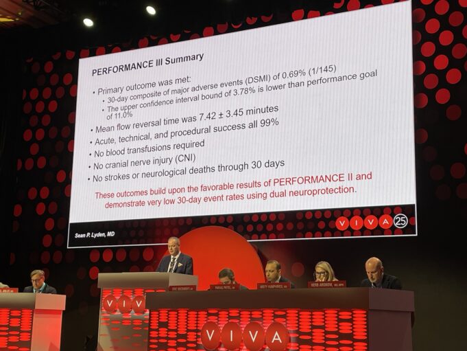 PERFORMANCE III demonstrates ‘very low’ 30-day event rates for dual neuroprotection in TCAR