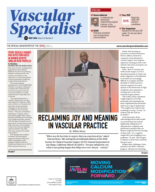 Vascular Specialist–May 2026