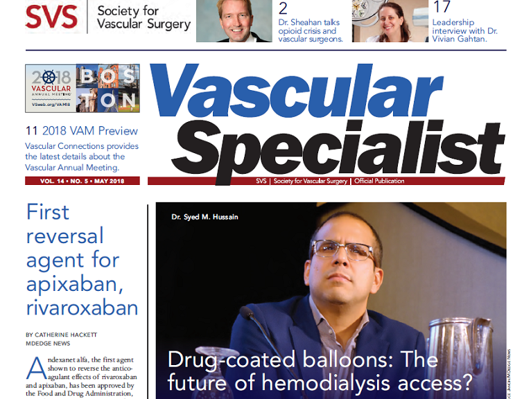 Vascular Specialist May 2018 - Vascular Specialist