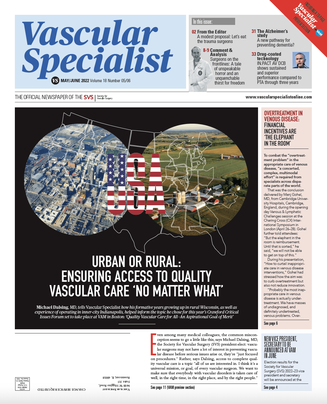 Vascular Specialist–May/June 2022