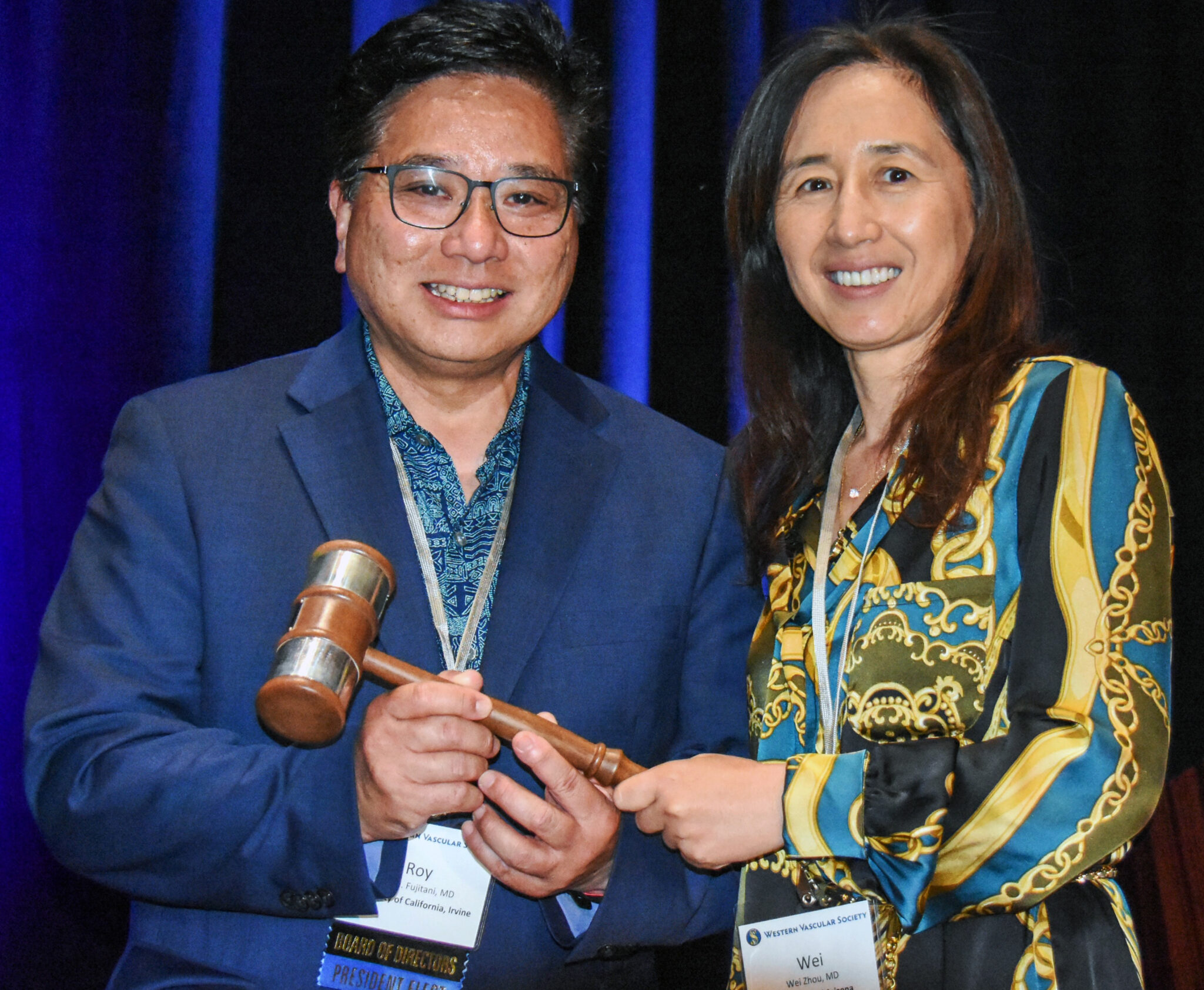 WVS 2023: Western Vascular Society presidency passes from Zhou to Fujitani