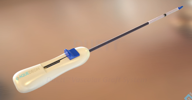 First patient enrolled in IDE study of Aquedeon Medical’s Duett vascular graft system